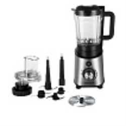 Блендер REDMOND RSB-M3404, стационарный, 2600 Вт, 1.5 л, 3 скорости, чёрно-серебристый - фото 51409345