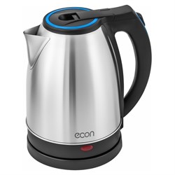 Чайник ECO-1871KE, металл, электрический, 1.8 л, 1850 Вт, серебристый - фото 51409409