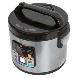 Мультиварка jvc JK-MC508, 860 Вт, 5 л, 11 программ, антипригарное покрытие, серебристый с чёрным   9 - фото 51409562
