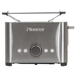 Тостер Pioneer TS150, 850 Вт, 7 режимов, 2 тоста, серебристый - фото 51409664