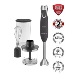 Блендер Polaris PHB 1384, погружной, 1300 Вт, 0.7/0.5 л, 2 скорости, режим "турбо", чёрный - фото 51409788