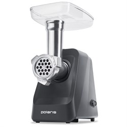 Мясорубка Polaris PMG 1855, 1800 Вт, 2 кг/мин, реверс, 5 насадок, черная - фото 51409962