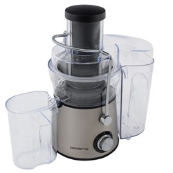 Соковыжималка Polaris PEA 1142A, центробежная, 1100 Вт, 0.5/1.4 л, 21000 об/мин, серебристая - фото 51410021