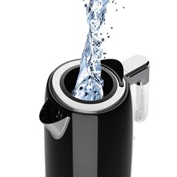 Чайник электрический Polaris 1746CA, металл, 1.7 л, 2200 Вт, чёрный - фото 51410083