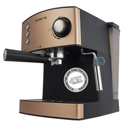 Кофеварка Polaris PCM 1527E, рожковая, 850 Вт, капучинатор, чёрная - фото 51410154