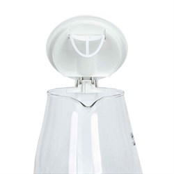 Чайник электрический Econ ECO-1739KE, 2200Вт, стекло, 1,7 л, цвет белый - фото 51410544