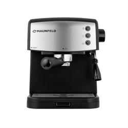Кофеварка MAUNFELD MF-734BK, рожковая, 850 Вт, 1.5 л, серая - фото 51410636