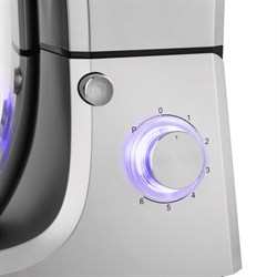 Миксер MAUNFELD MF-432S, 1500 Вт, 10 л, 6 скоростей, серебристый - фото 51410715