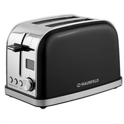 Тостер MAUNFELD MF-821BK, 950 Вт, 2 тоста, чёрный - фото 51410764