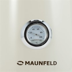 Чайник MAUNFELD MFK-624BG, металл, 1.7 л, 2200 Вт, бежевый - фото 51410807