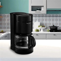 Кофеварка Moulinex FG121811, капельная, 1.25 л, чёрная - фото 51410853