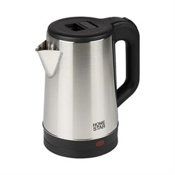 Чайник электрический Homestar HS-1041, металл, 1.8 л, 1500 Вт, серебристо-чёрный - фото 51411509