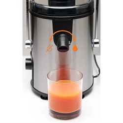 Соковыжималка Gorenje JC400E, шнековая, 400 Вт, 1.6 л, серебристо-чёрная - фото 51411659