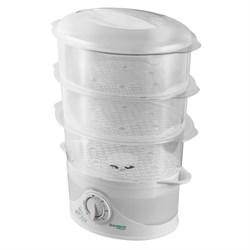 Пароварка Endever Vita-177, электрическая, 1000 Вт, 9 л, 3 яруса, белая - фото 51411726