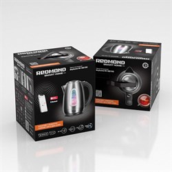 Чайник электрический REDMOND SkyKettle RK-M215S, металл, 1.7 л, 2200 Вт, серебристый - фото 51411771