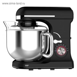 Миксер VIATTO VA-SM7BPRO, планетарный, 1.3 кВт, 7 л, 8 скоростей, чёрный - фото 51412029