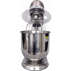 Миксер VIATTO  VA-SMB10SS, планетарный, 500 Вт, 10 л, плавная регулировка, серебристый - фото 51412055