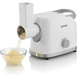 Мясорубка Gorenje MG1802SJW, 1800 Вт, 5 насадок, реверс, шинковка, белый - фото 51412410