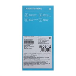 Смартфон Realme NARZO 50i Prime, 6.5",  3 Гб, 32 Гб, 8 Мп, 5 Мп, 5000 мАч, синий - фото 51412492