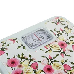 Весы напольные ENERGY ENМ-409B, механические, до 120 кг, картинка "Кустовые розы" - фото 51412839