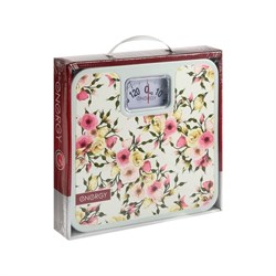 Весы напольные ENERGY ENМ-409B, механические, до 120 кг, картинка "Кустовые розы" - фото 51412844