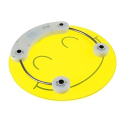 Весы напольные Irit IR-7251, электронные, до 150 кг, стекло, 1хCR2032, рисунок "смайлик" - фото 51412881