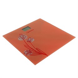 Весы напольные HOMESTAR HS-6001A, электронные, до 180 кг, 1хCR2032, стекло, оранжевые - фото 51412917