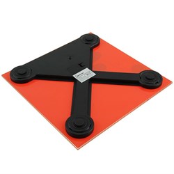 Весы напольные HOMESTAR HS-6001A, электронные, до 180 кг, 1хCR2032, стекло, оранжевые - фото 51412920