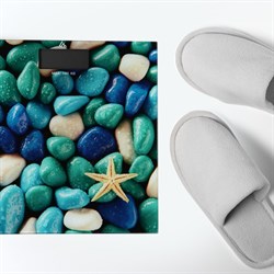 Весы напольные Luazon LVE-005 «Камни», электронные, до 180 кг, от батареек 2хAAА - фото 51413110