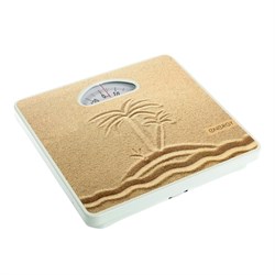 Весы напольные ENERGY ENМ-408Е, механические, до 120 кг, картинка "Песок" - фото 51413140