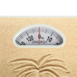 Весы напольные ENERGY ENМ-408Е, механические, до 120 кг, картинка "Песок" - фото 51413142