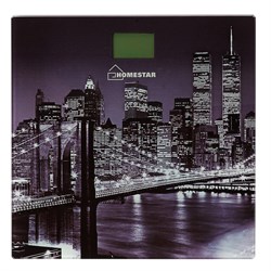 Весы напольные HOMESTAR HS-6001E, электронные, до 180 кг, картинка "Город" - фото 51413191