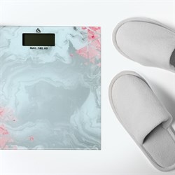 Весы напольные Luazon LVE-021, электронные, до 180 кг, от батареек AAАх2 - фото 51413289