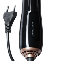 Фен-щётка Luazon LFS-02, 1400 Вт, 2 скорости, 4 насадки, чёрная - фото 51413395