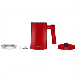 Вспениватель молока Oursson MF3500D/RD, 400 Вт, 3 режима, 0.35 л, красный - фото 51413732