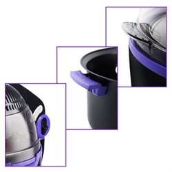 Аэрогриль Kitfort КТ-2219-1, 1400 Вт, 10 л, 20 программ, регулировка t°, черный - фото 51413775