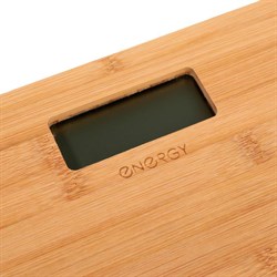 Весы напольные ENERGY EN-412, электронные, до 180 кг, 2хААА (в компл.), бамбук, коричневые - фото 51413873