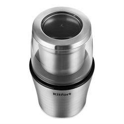 Кофемолка Kitfort КТ-773, электрическая, ножевая, 200 Вт, 70 г, серебристая - фото 51414047