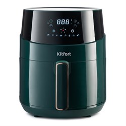Аэрогриль Kitfort КТ-2222, 1500 Вт, 80-200°C, 3.3 л, зелёный - фото 51414067