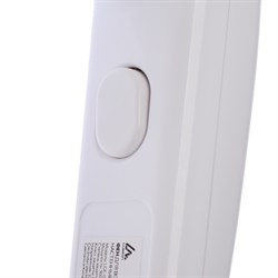 Фен настенный Luazon LGE-005, 1600 Вт, 2 скорости, крепление (в комплекте), белый - фото 51414121