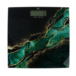 Весы напольные Luazon LVE-015 «Малахит», электронные, до 180 кг, 2хAAА (не в комплекте) - фото 51414233