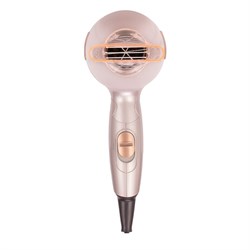 Фен Vitek VT-8213 PK, складной, 1600 Вт, 2 режима, 1 насадка, ионизация, шнур 1.8 м - фото 51414355