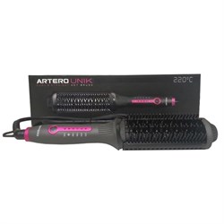 Фен-щетка Artero Unik, 50 Вт, до 200ºC, ионизация, чёрно-фиолетовая - фото 51414796