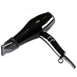 Фен парикмахерский HUSH Cyclone 3500, 2400 Вт, 2 насадки, 2скорости, 3 режима, шнур 3.5 м - фото 51414824