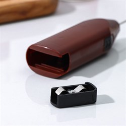 Капучинатор Доляна, 20×4×2.5 см, 2.5 Вт, коричневый - фото 51414852