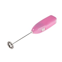 Капучинатор погружной Luazon LMR-07, от батареек 2×АА, розовый - фото 51415009