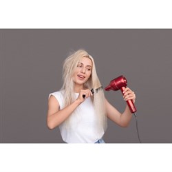 Фен Dreame Hair Artist AHD5-RE0, 1400 Вт, 2 скорости, 3 температурных режима, красный - фото 51415090