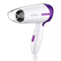 Фен Kitfort КТ-3209, складной, 850 Вт, 2 скорости, шнур 1.2 м - фото 51415174