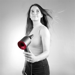 Фен Windigo LF-03, 1250 Вт, 3 температурных режима, 3 скорости, концентратор, серо-розовый - фото 51415454