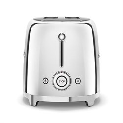 Тостер Smeg TSF01SSEU, 950 Вт, 2 отсека, 6 режимов прожарки, размораживание, цвет хром - фото 51415471